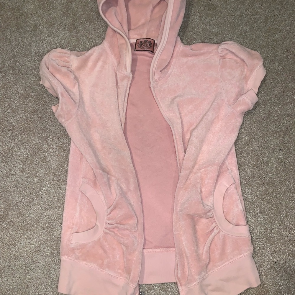 Juicy couture short sleeve hoodie